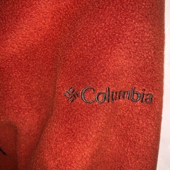 Columbia Youth Reversible Jacket Size 8 Black & Gray With Orange Fleece Liner Ho - Picture 8 of 8